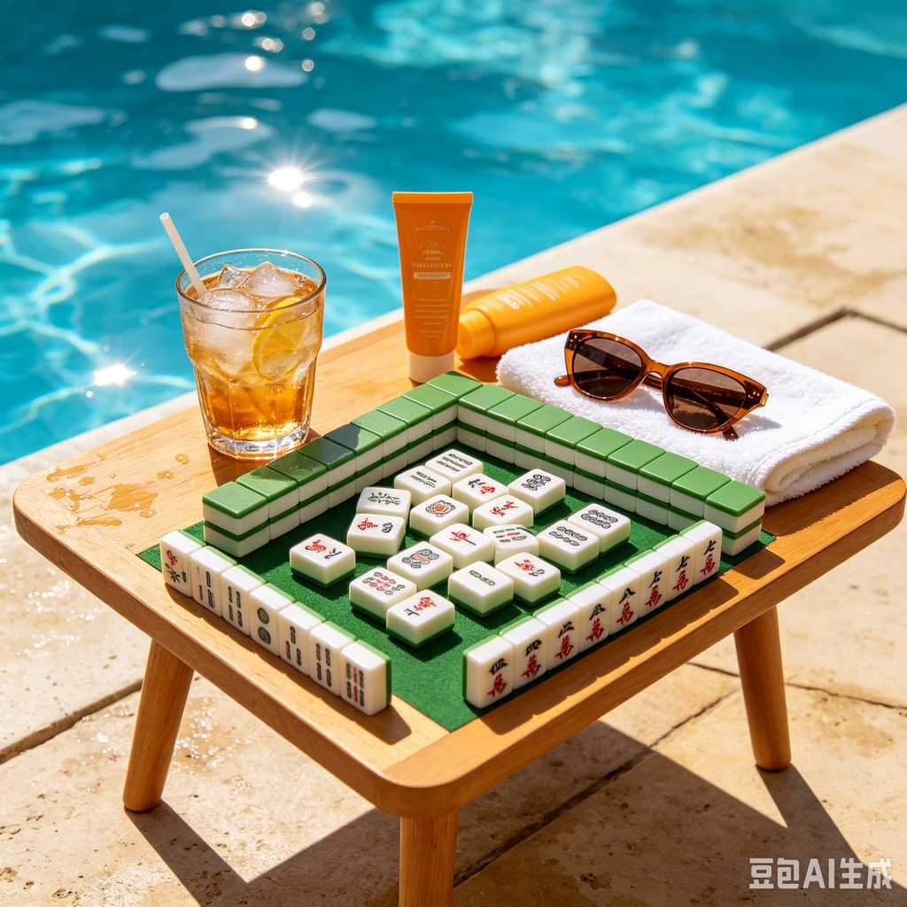 camping mahjong game set